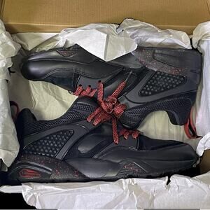 Puma Blaze Of Glory Rise Lost Ones Black and Red Sneaker Men's Shoes Size 9 NIB